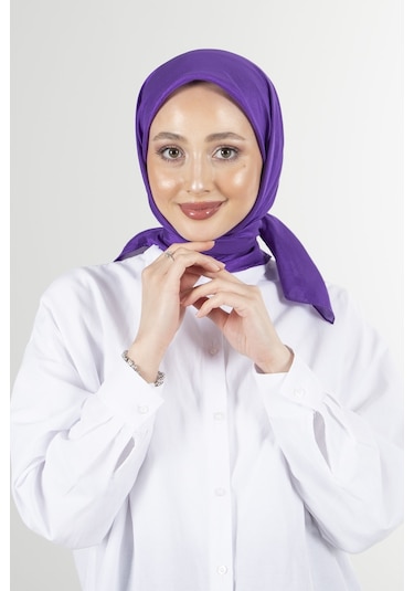 Latte Brisa Vual Eşarp /1196 - Mor