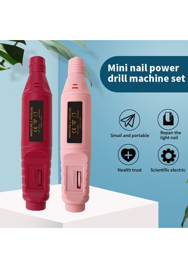 Geeksen "profesyonel Mini Elektrikli Tırnak Freze Makinesi - Usb Şarjlı, 6 Uçlu, 3000-20000 Rpm Ayarlanabilir Hız"