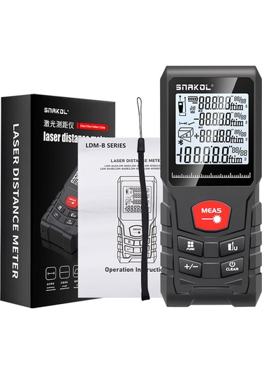 Reedark Akıllı Lazerli Mesafe Ölçer - Çok Fonksiyonlu, Su Geçirmez Ip54 , Alan/hacim Hesaplama