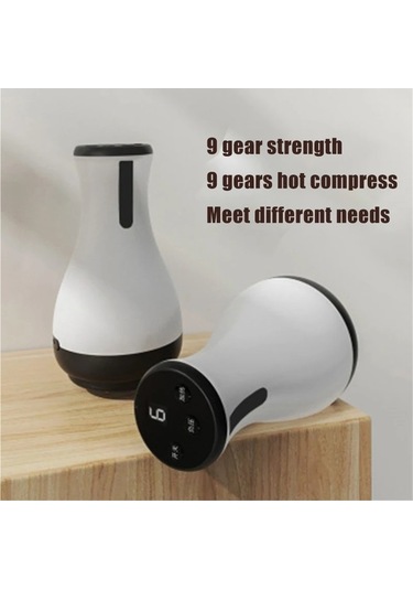 Willowhaven Akıllı Elektrikli Vakum Çukurluğu Masaj Vücut Bardak Lcd Beyaz Beyaz