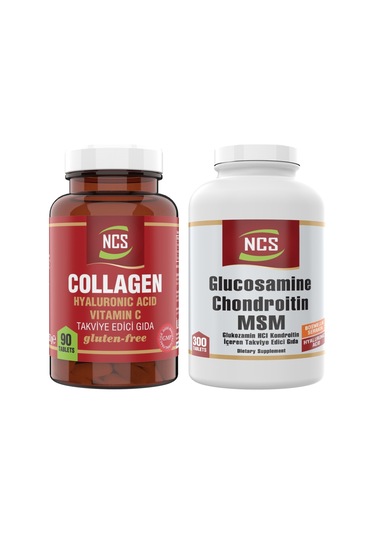 Ncs Glucosamine Chondroitin Msm 300 Tablet + Ncs Collagen 90 Tablet