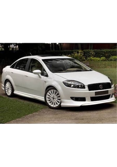 Fiat Linea Sport Yan Marşpiyel Seti Mat Siyah Plastik 2009+