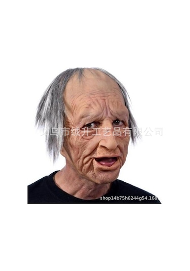 Cadılar Bayramı Bay Bai Yaşlı Adam Maskesi