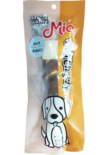 Mio Ördekli Düğüm Deri Köpek Çiğneme Kemiği 15 CM 70 G