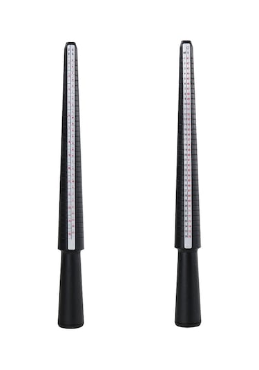 Symbee Plastik Yüzük Ölçüm Ve Bakım Seti: Ölçüm Çubuğu, Halka, Parmak Ölçer Ve Parlatma Araçları 11 Parça Tam Zirve Seti Diğer