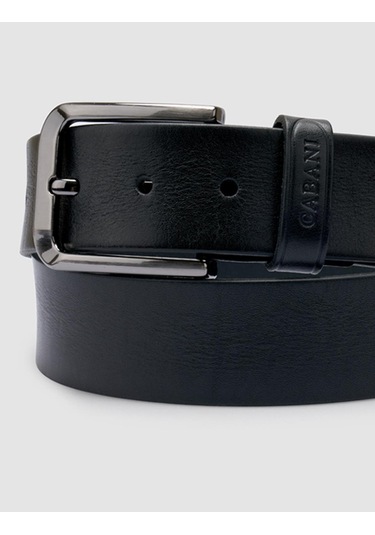 Hakiki Deri Siyah Erkek Klasik Kemer Siyah