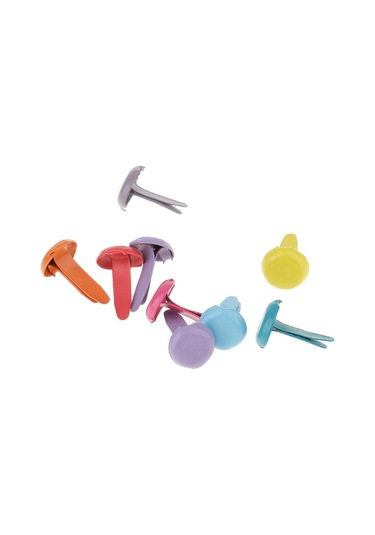 Suntek Scrapbooking Craft Için 200 Parça Metal Brad 8x12mm