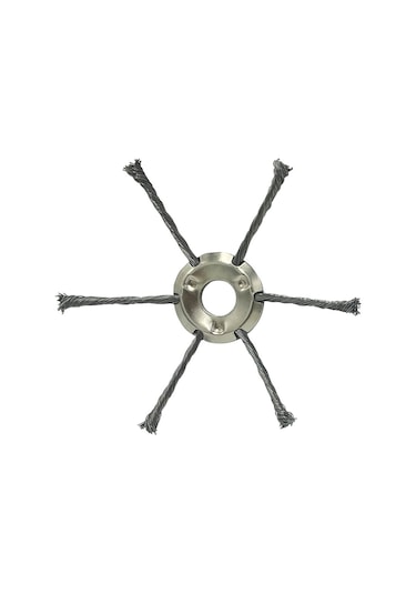 Reedark 9 İnç Çelik Tellerli 6-bıçaklı Orman Çim Kesici, Evsel Bahçe Çalı Kaldırma Aleti, Benzinli Kesiciye Evrensel Uyumlu Aksesuar