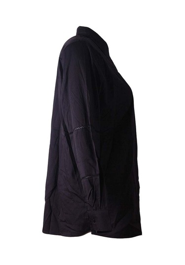 Trender Siyah Kadın Gömlek O6715 Siyah