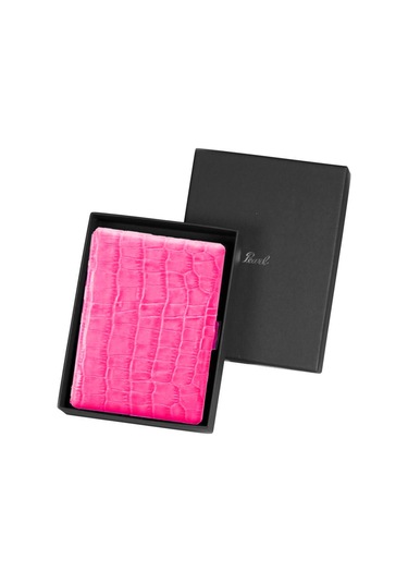 Pearl Japan Cosmos Deri Uzun Sigara Tabakası Croco Pembe 9lu