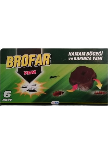 Brofar Hamam Böceği Ve Karınca Yemi 6'lı