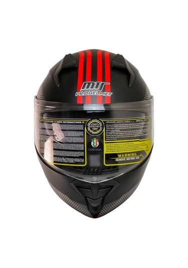 Motoanl Güneş Vizörlü Ece 22.06 Sertifikalı New Motor Kaskı V2 Wx Kırmızı Siyah