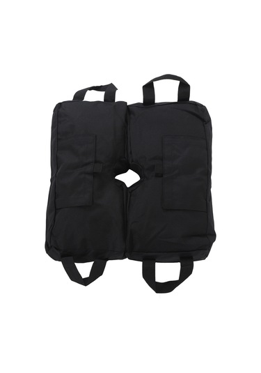 Wezone Dış Mekan Şemsiyesi Sabitleyici Sandık, 900d Oxford Kumaş, Bölünebilir Tasarım, Yağmur Ve Hava Dayanıklı, 45x45cm Kare Desenli Ağırlık Torbası