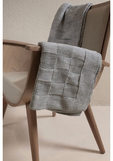 Plaid Gri Tek Kişilik Battaniye 160x220 15006 Gri