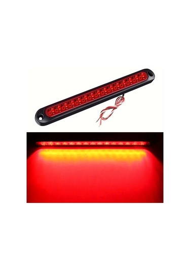 Xuweiwei Kırmızı Kamyon Kamyonet Ve Romorklar İcin 12v 24v 15 Led Evrensel Arka Stop Fren Sinyal Lamba Barı