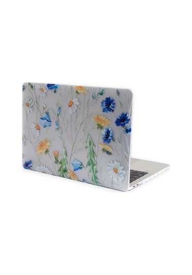 Macbook Pro Kılıf 13 İnç Flower01nl Eski Hdmı'lı Model 2012-2015 A1425 A1502 İle Uyumlu Sarı