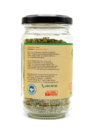 Organik Kuru Nane 30 G