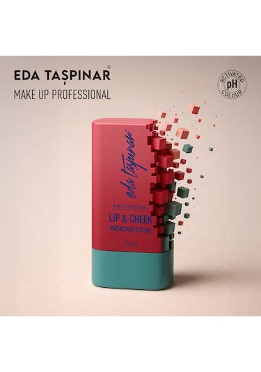 Eda Taşpınar Lip & Cheek Cream Blush Stick Proactive Color