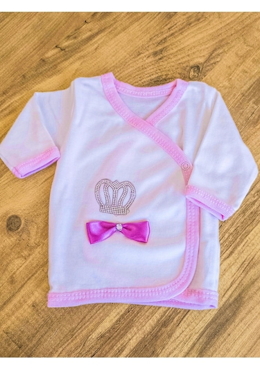 Bebek Bakım Çantası Ve 5 Parça Taşlı Hastane Çıkışı İkili Set Pembe