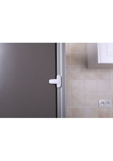 Portakal Safety Mandallı Buzdolabı Kilidi Beyaz