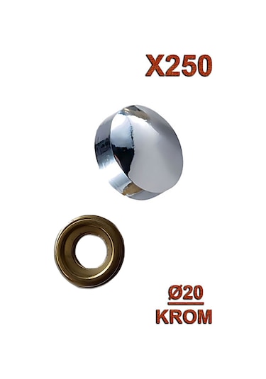Vida Kapama Ø20 Krom 250 Adet