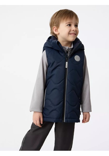 Lassie Kapüşonlu Çocuk Yeleği 236050962 Mavi