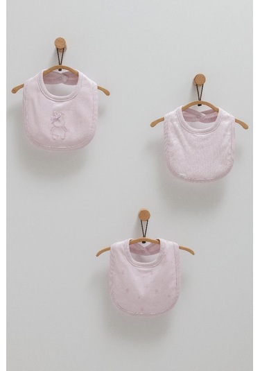 Caramell Pamuk Cute Rabbit 3'lü Mama Önlüğü Crml.onk1490 Lila