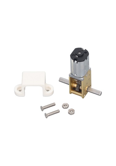 Aubyhe 6v Dc 30rpm Çift Eksenli Torklu Redüksiyon Motoru - Dayanıklı Metal Dişli, Düşük Gürültü, Makine Ve Robot Projeleri İçin