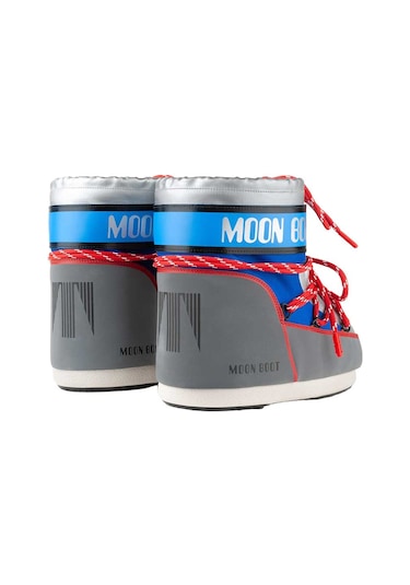 Hf04 Silver Blue Red Bot Kadın 80d1409650 Moon Boot Icon Low Space Racing Çok Renkli