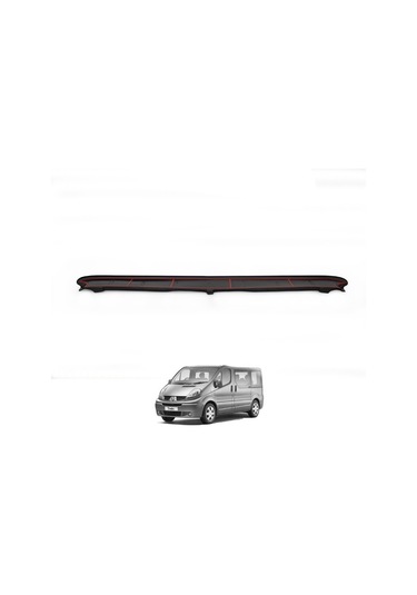 Renault Trafic Uyumlu Yedek Parça Arka Tampon Eşiği Parlak Siyah 2001 - 2014