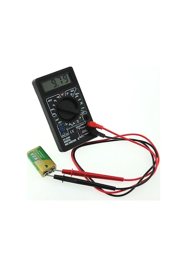 Dijital Avometre Multimetre  Ölçü Aleti Akım Voltaj Direnç Ölçer