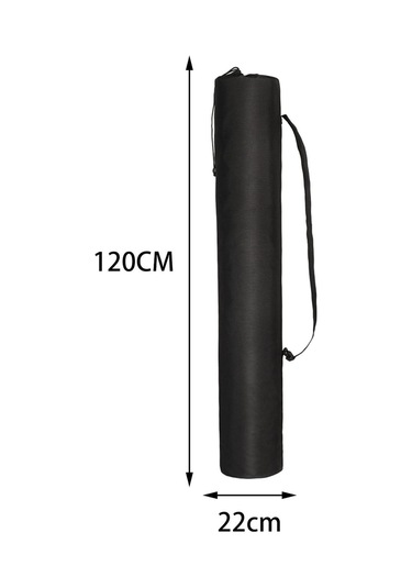 Dolıty Kamp Sandalyesi Saklama Çantası Çadır Direği 22cmx120cm Siyah