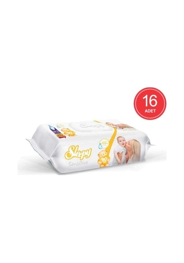 Sleepy Islak Havlu Sensitive 90 Lı 16 Paket Tekli