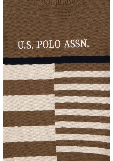 U.s. Polo Assn. Erkek Çocuk Haki Kazak /triko 50293025-vr027 Haki
