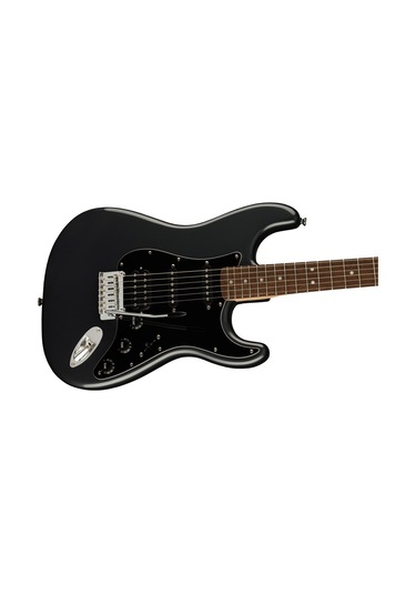 Squier Affinity Strat Hss Frontman 15g Amp Charcoal Frost Metallic Elektro Gitar Seti