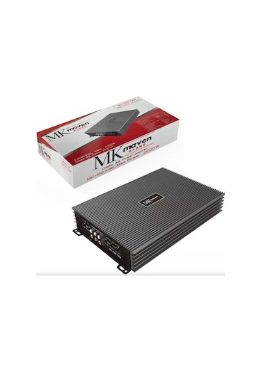 Mk Maven Klang Mk-60 4 Ab 4 Kanal 60 Rms 3000 Watt Ab Sınıf Güç Oto Araç Anfi Ses Sistemi Amfi Amplifikatörü
