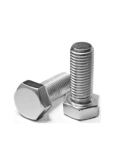 M16x40 Çelik Civata Altı Köşe Dın 933 8.8 Kalite Akb 20 Adet