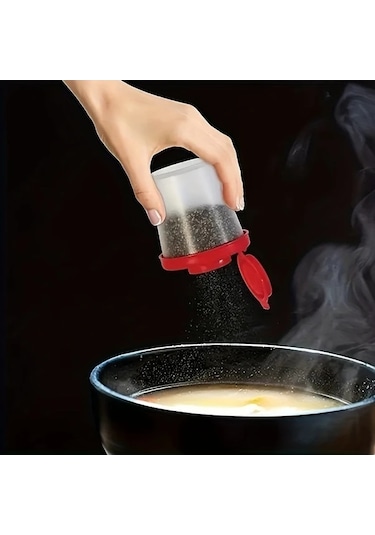 Trendooze Gaojunshop01 Kırmızı Kapaklı Derin Mavi 6'lı Nem Geçirmez Baharatlık Tuz Biberlik Set, Kamp Ve Piknik İçin Koyu Mavi Koyu Mavi