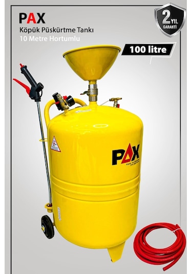 Pax E-200 Bar 100 Lt Köpük Tankı + Bez Sıkma Merdanesi