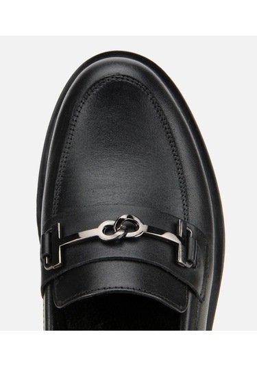 Hotiç Kadın Deri Siyah Tokalı Klasik Loafer 01ayh314390a100 01ayh314390a100 Siyah