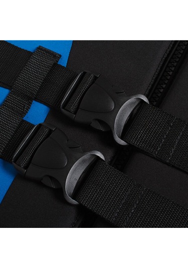 Springsun Yazıcı Korumalı Su Geçirmez Neopren Kayık Ve Balıkçılık Kurtarma Yeleği M Beden Mavi