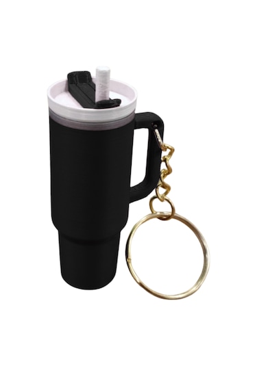 Nettech Ev-ofis-okul Figürlü Maskot Anahtarlık - Siyah