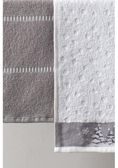 Gerbera 30x50 Yılbaşı Christmas Yeni Yıl Temalı 2'Li Havlu Seti