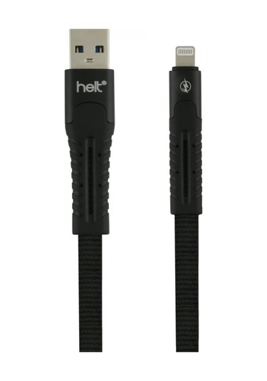 Helt Ht-dc02 İp Örgü 120 Cm Lightning Şarj Ve Data Kablosu Siyah