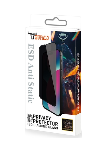 Bufalo Samsung Galaxy A34 5g Esd Anti Static Hayalet Privacy Cam Ekran Koruyucu