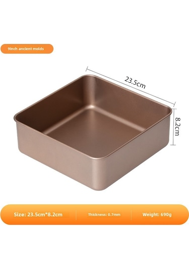 Wezone 9 İnç Yüksek Derin Teflonlu Profesyonel Kek Kalıbı - Hamur, Ekmek Pişirme Aleti, Kolay Temizlenir, Dayanıklı Materyal Diğer