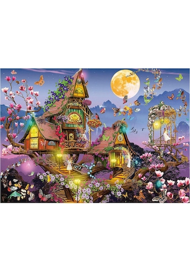 Educa 500 Parçalık Peri Evi Fantastik Puzzle - 19554 - Fairy House