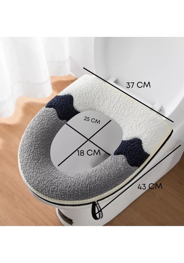 Shalabelle Tuvalet İçin Yumuşak Oturma Kılıfı 171387174 Gri