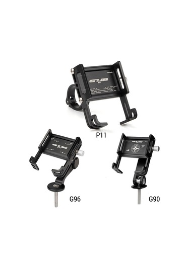 Gub Bisiklet Telefonu Montajı Alüminyum Alaşımlı Telefon G-96 Siyah