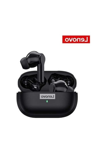 Novahub Lenovo Lp1s Kablosuz Kulaklık - Spor Kulaklık, Hafif & Konforlu, 10mm Hoparlör, 40mah Pil, 10m Menzil, Siyah